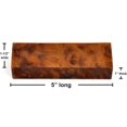 Thuya Burl Knife Handle BLOCK (Each Piece is Unique) 5" x 11/2" x 1
