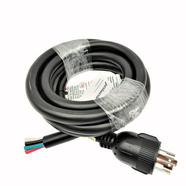 Parkworld 63906 L14-30P Generator 4-Prong 30amp Twist Lock NEMA L14-30 Plug Power Cord Set, UL Listed (4FT)