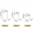 thumbnail image 5 of Airtight Laundry Detergent Powder Container Powder Storage Box Clear Washing Wuqx, 5 of 5