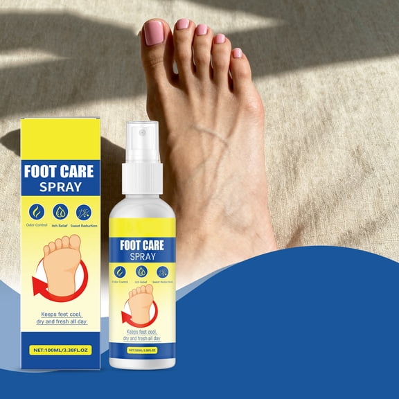 Foot Care Spray Is Mild Refreshing Comfortable Sweat Wet Daily Convenient Footwear Foot Spray 100ml Crema / Loción para pies - Foot Creams & Lotions