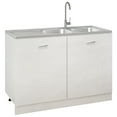 thumbnail image 6 of vidaXL Kitchen Sink Undermount Sink with Strainer Stainless Steel Sink Silver, 6 of 23
