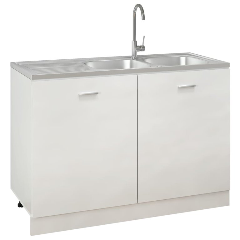 ZUHNË Undermount Stainless Steel Sink with Strainer, Rack