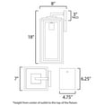 thumbnail image 4 of Maxim Lighting - Cabana - 1 Light Outdoor Wall Sconce-18 Inches Tall and 7, 4 of 5
