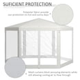 thumbnail image 4 of Outsunny Φ13' Hexagon Party Tent Patio Gazebo Outdoor Activity Event Canopy Quick Sun Shelter Pavilion with Netting Mesh Sidewall Cream White, 4 of 10