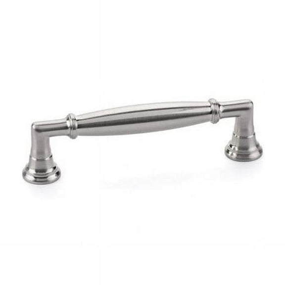 3.5 in. Center to Center Westwood Cabinet Pull, Satin Nickel