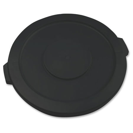 Gallon Brute Round Container Lid - Rubbermaid Commercial Round Lid for BRUTE Waste Containers, 121L/32G, Black