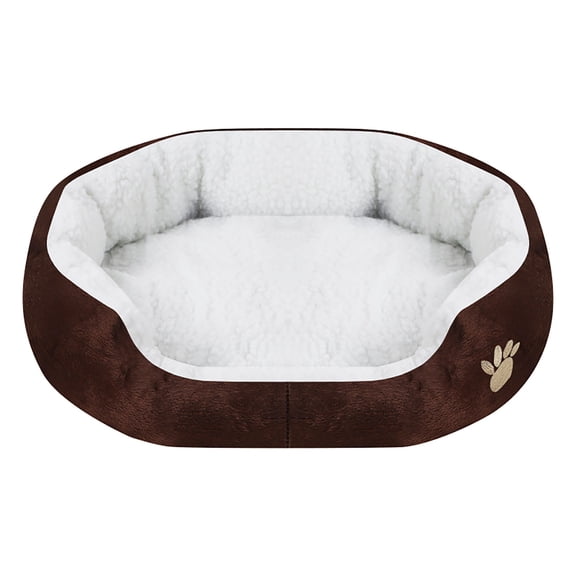 Medium Dog Bed, Orthopedic Bolster Sofa with Soft Plush Cushion, Machine Washable Non-Slip Bottom for Joint Pain Relief, All Season Comfort for Dogs