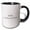 Black/White, variant on 3drose, Syzygy and Its Meaning Typography, 11oz Two-tone Red Mug