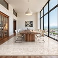 thumbnail image 3 of Roxstand 8x10 Area Rugs for Living Room, Stain Resistant Floral Vintage Washable Rugs, Non-Slip Thin Farmhouse Beige Rugs(8'x10', Beige), 3 of 11