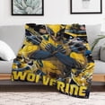 thumbnail image 5 of wolverine costume Blanket Cartoon Throw Blanket Ultra Soft Blanket for Couch Bed Living Room Bedroom Car 50*40 Inches, 5 of 7