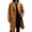 Ginger, variant on GrmtClth Men's Double Breasted Overcoat Notched Lapel Long Sleeve Mid‑Long Warm Winter Casual Business Trench Coat with Pockets