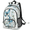 Black, variant on Deer Candy Cane Laptop Backpack, Large Snowflake Christmas Travel Backpack Men Women, Work Business Computer Casual Daypack Rucksack, 18 Inch