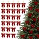 thumbnail image 1 of 24 Lazos Navideños Pequeños de Terciopelo | Mini Lazos de Cinta Suave de 8 Cm con Pinzas Metálicas | Ideales para Decorar Árboles, Coronas, Papel de Regalo, Regalos de Fiesta, Bolsas de Dulces y Manu, 1 of 6