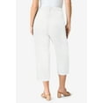 thumbnail image 2 of Roaman's Women's Plus Size Easy-Wear Straight Leg Capri, 2 of 4