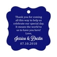 thumbnail image 1 of Darling Souvenir Custom Wedding Thank You Message Gift Tags Personalized Party Favor Hang Paper Tags-Blue-100 Tags, 1 of 1