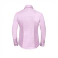 thumbnail image 3 of Russell Collection- Camisa de manga larga con tejido Oxford de fácil cuidado para mujer (Rosa Clásico), 3 of 5