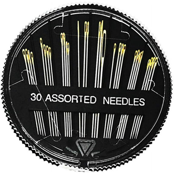 Haobase handmade sewing needles, 30 various needles with 2 threaders