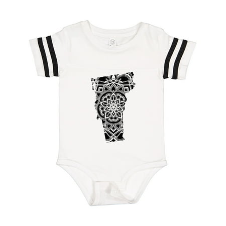 

Inktastic Vermont Silhouette Mandala Gift Baby Boy or Baby Girl Bodysuit