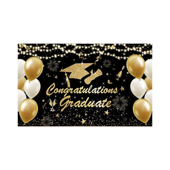 Congratulation Graduate Backdrop Class of 2026 Graduation Party Decorations Background Congrats Grad Decor Banner Photography Background Studio Photo Booth Props