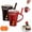 2PCS-C, variant on Sweet Fondue Cup, Portable Chocolate Melting Cup with Forks, Ceramic Chocolate Fondue Mug, Multi-purpose Chocolate Fondue Cup, for Dessert Parties, Family Gatherings(Brown)