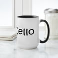 thumbnail image 4 of CafePress - My Muse I Love Cello Large Mug - 15 oz Ceramic Large White Novelty Mug, 4 of 4