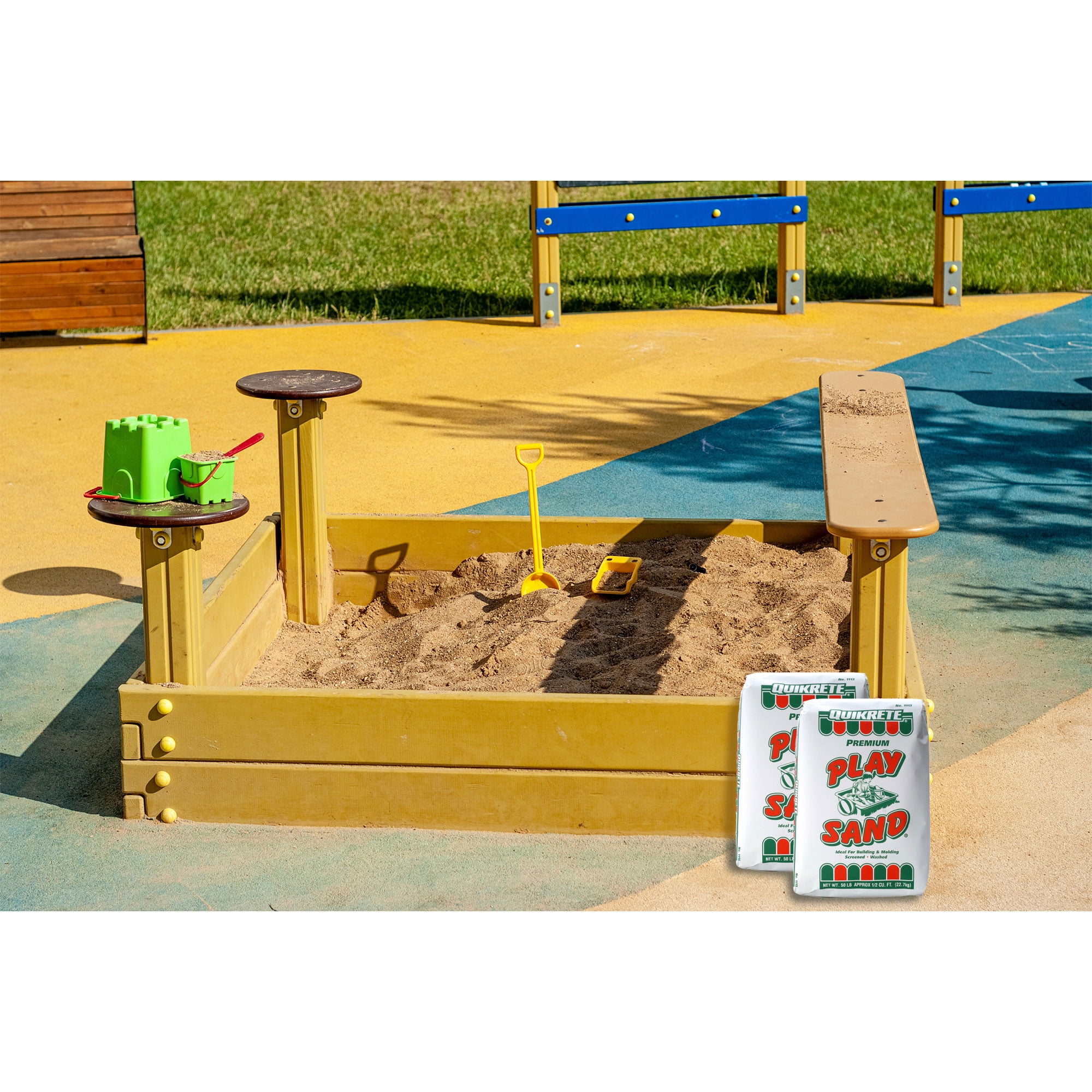 Quikrete 1113 Premium Play Grade Sand Toys Ideal for Building and Molding Screened Washed, 800 oz