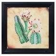 thumbnail image 2 of Northlight Cactus and Desert Florals Framed Wall Art - 14.25" x 14.25" - Beige and Green, 2 of 8