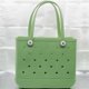 thumbnail image 4 of Bolsa de playa Boggs Extra grande, cesta de playa EVA de viaje de verano, bolso de mano para Picnic para mujer, bolso de hombro lavable impermeable con agujeros, 4 of 5