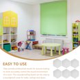 thumbnail image 4 of Shisuyan Office Soundproofing Supplies Polyester Fiber 6Pcs 11.8x10.2x0.4In, 4 of 9