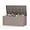 Gray, variant on PLAYRANK Large Resin Outdoor Deck Storage Box, Waterproof Lockable Patio Organizer for Dog Toys, Pet Food & Pet Supplies, Weatherproof Wood Grain Design, Black/Gray.