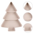 thumbnail image 3 of CIMAXIC christmas 2Pcs Multifunction Christmas Tree Shape Fruit Plates Plastic Candy Snack Trays,10.24"X7.28"X1.18", 3 of 5