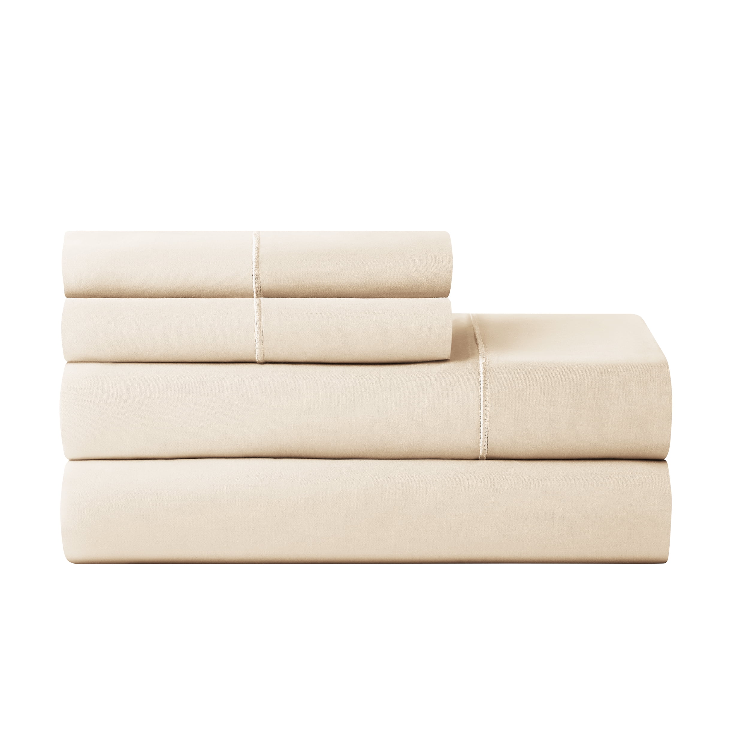 Hotel Style 4-Piece 600 Thread Count Grey Egyptian Cotton Bed