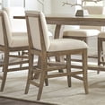 thumbnail image 2 of Riverside Furniture Sophie 26" Upholstered Wood Counter Stool in Natural, 2 of 9