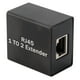 thumbnail image 3 of Divisor Ethernet NikouMX adaptador de conector de red RJ45 extensor de enchufe Ethernet Divisor de uno a dos, 3 of 8
