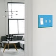 thumbnail image 6 of WIRESTER Triple 1-Gang Decorator Light Switch and 2-Gang Toggle Wall Plate/Switch Plate Cover, Solid Baby Blue, 6 of 6