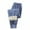 Blue, variant on Girls Fleece Lined Leggings Soft Ribbed Winter Warm Pants Boys Thermal Underpants Clothes Stretchy Cozy Athletic Trousers