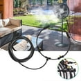 thumbnail image 3 of JWshufel Outdoor Misting Fan Cooling Kit 4 Nozzle System for Patio Garden Suit for Summer Heat Reduces Temperature Connects to Hose Easy Assembly Repels, 3 of 8