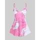 thumbnail image 1 of Tank Top de Talla Extra con Estampado de Mapa en Espalda Rosegal  Camisetas sin mangas de talla grande, 1 of 5