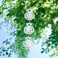 thumbnail image 4 of DJN Owl Shaped PVC Wind Scarecrow Decoy For Outdoor Bird Control Patio, 4 of 8