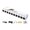 White, variant on TISHITA Guitar Pedal Power Supply Acoustic Guitars Bands Portable 10 Isolated Output Black