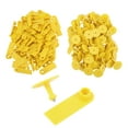 thumbnail image 4 of Livestock Ear Tags, 100 Pieces TPU Ear Tags Safe Blank Ear Tags, Ear Tags for Cattle, Identification Blank Cattle Ear Tags for Cow Swine Sow Sheep Goats Pigs Farm, 4 of 7