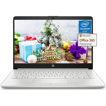 HP Stream 14" HD Laptop for Students and Business, Intel Quad-Core Processor, 16GB RAM, 320GB Storage (64GB eMMC   256GB Card, no SD Port), 1-Year Office 365, Windows 11 H in S Mode