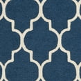 thumbnail image 5 of SAFAVIEH Cambridge Kevin Geometric Wool Area Rug, Navy/Ivory, 8' x 8' Square, 5 of 6