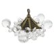 thumbnail image 1 of Crystal Hanging Decorations Round Ball for Home Transparent Crystal and Bronze Hanging Decoration 1Pack, 1 of 5