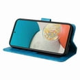 thumbnail image 3 of Allytech for Samsung Galaxy A53 5G Wallet Case, [Flower Embossed] Premium PU Leather Wallet Flip Protective Phone Case Cover with Wrist Strap and Kickstand for Galaxy A53 5G,Blue, 3 of 9
