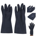 thumbnail image 1 of Heavy Duty  Work Gloves, Neoprene Chemical Resistant Gloves Non-Slip Acetone Resistant  For  Industry L, 1 of 8