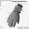 thumbnail image 2 of Winter Ski Gloves for Men, Touchscreen Warm Water-Proof Gloves, Gloves for Bike Riding Skiing Hiking Motorcycle Outdoor Activity, 2 of 7