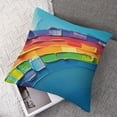 thumbnail image 7 of Acheng Rainbow Print Throw Pillow Covers ,Pillow Cushion ,Throw Pillows for Couch Bedroom Living Room,Set of 2 White, 7 of 7