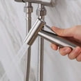 thumbnail image 5 of Bidet Sprayer for Toilet Stainless Steel Diaper Sprayer Manual Bidet Sprayer for Personal Hygiene Shower Bathroom Toilet -Silver -DPZO, 5 of 5