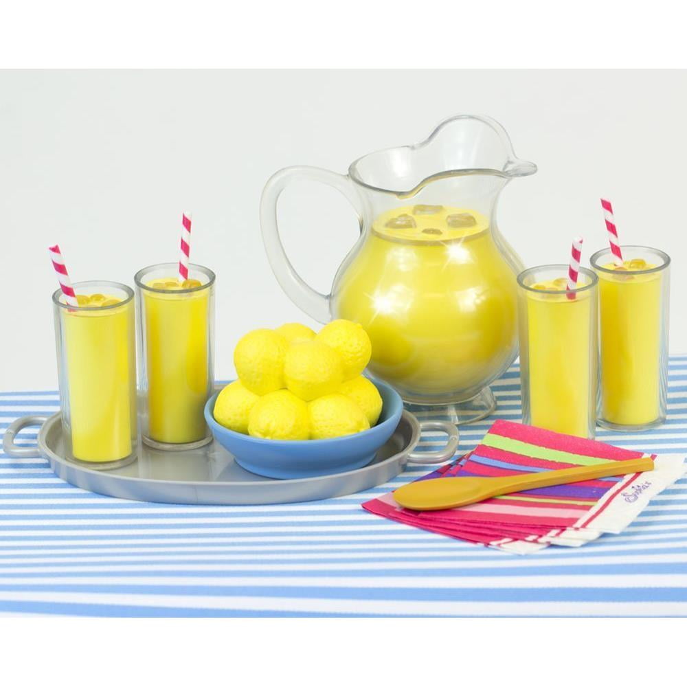 Sophia's Play Food Lemonade Set Perfect for Dolls or Plush (9Piece